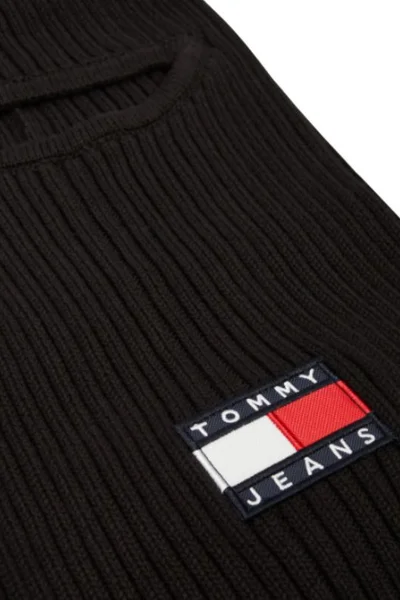 Černý pánský komínový svetr Tommy Hilfiger Heritage