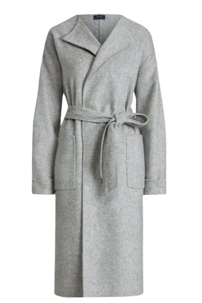 Vlněný dámský kabát Polo Ralph Lauren Kolekce Zima