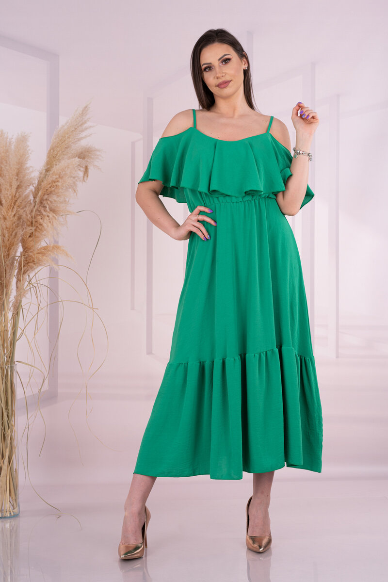Dámské sunlov Zelené šaty - Merribel, jedna velikost i556_59373_1639_63388