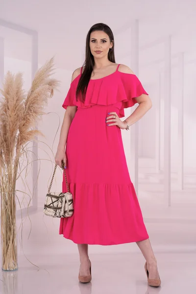 Dámské sunlov Růžové šaty - Merribel