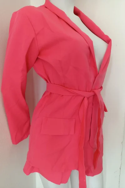 Růžový elegantní dámský set - Saka & šortky