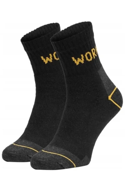 Pracovní trio černých ponožek - Selltex