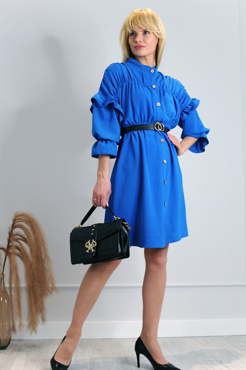 Dámské zorola Modré šaty - Merribel, XL i556_59393_62530_36