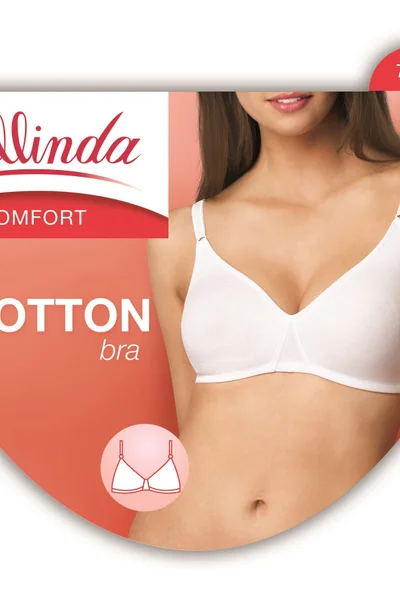 Podprsenka pro ženy COTTON BRA černá - Bellinda