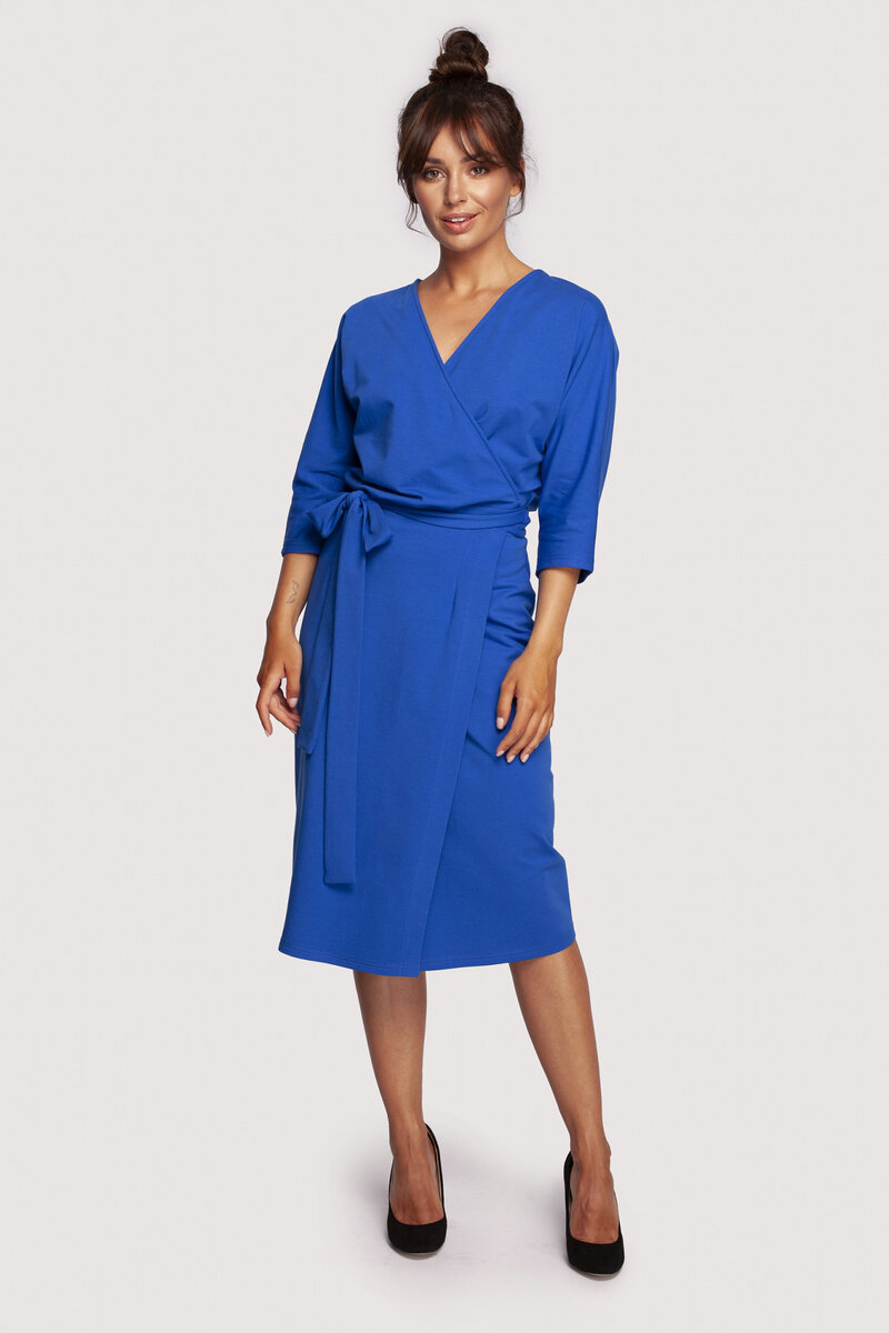 Modré královské šaty - Elegantní pohodlí, Modrá XL i10_P65042_1:29_2:93_