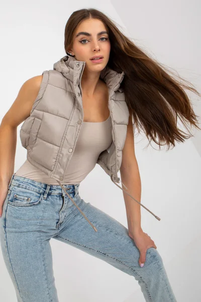 Péřová bunda s odnímatelnou kapucí pro ženy - NM