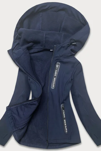 Tmavě modrá dámská sportovní softshellová bunda 2RUP J.STYLE