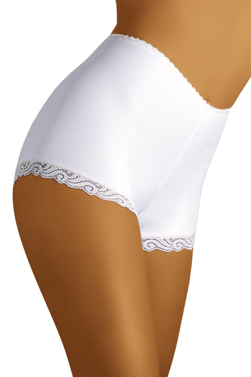 Klasické vysoké kalhotky Dixi od Wol-Bar v bílé barvě, S i510_4070732549