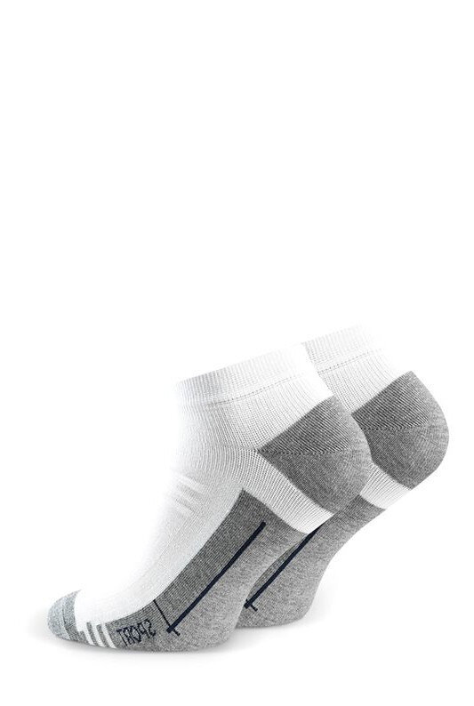 Sportovní bavlněné ponožky Steven Dynamic Sport M871, světle šedá melanžová mořská 38-40 i384_49257671