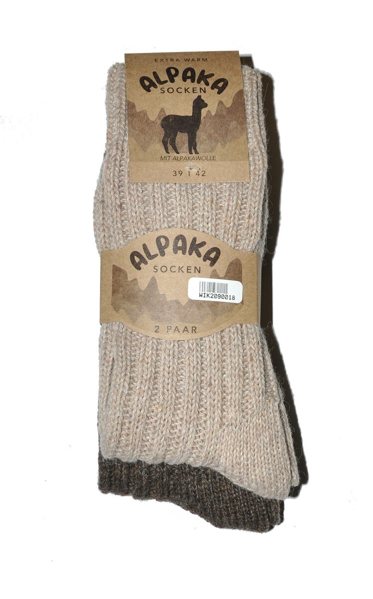 Teplé pánské ponožky Alpaka Wool Blend, černá 43-46 i384_27881225