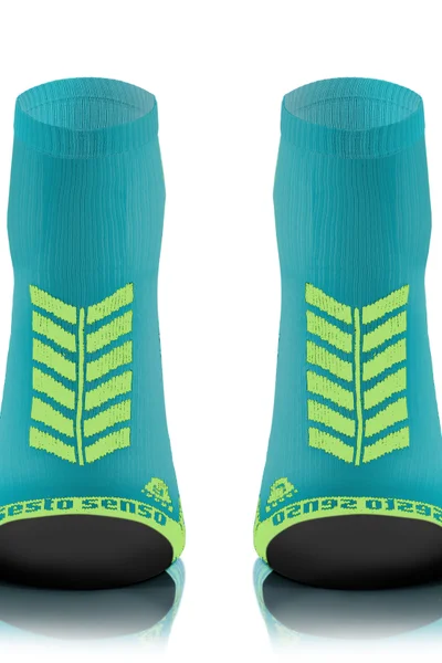 Sesto Senso Turquoise Unisex Sportovní Ponožky