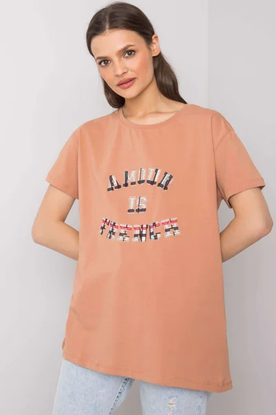 Velbloudí dámské tričko s nápisem FPrice