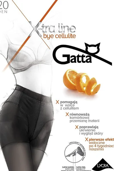 Dámské punčochové kalhoty Gatta Bye Cellulite 10Z den 5-XL