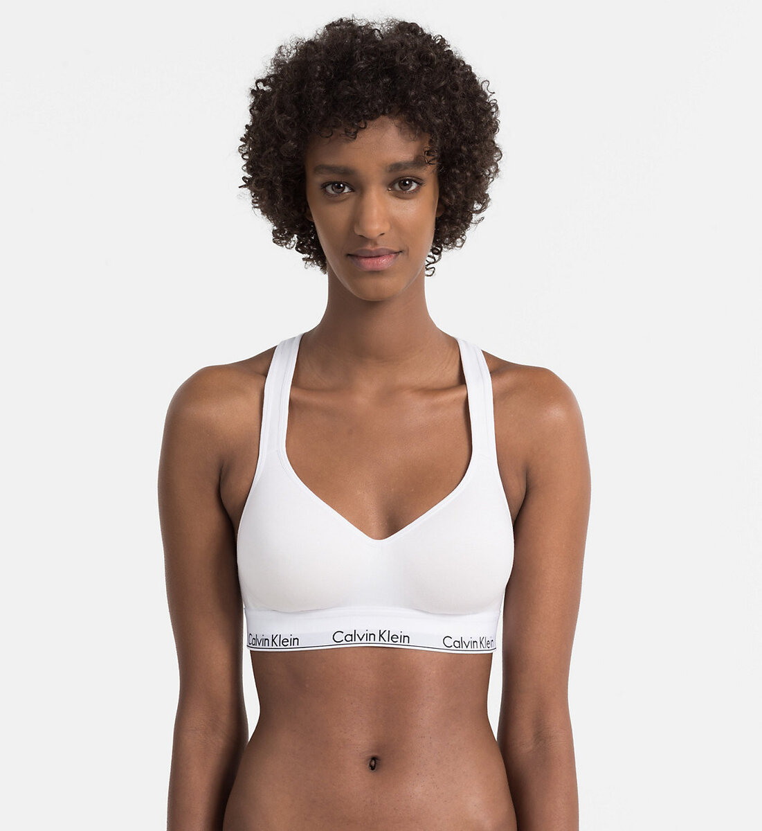 Podprsenka pro ženy sportovní 5GBT bílá - Calvin Klein, bílá XS i10_P27003_1:5_2:112_