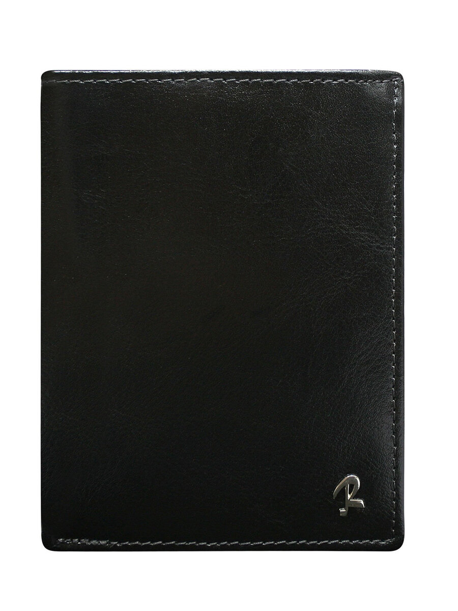 Pánská černá peněženka bez kožené spony FPrice, jedna velikost i523_2016101488874