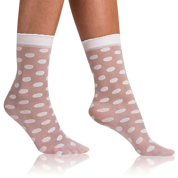Dámské bílé ponožky CHIC SOCKS - BELLINDA, UNI i454_BE495928-920-U