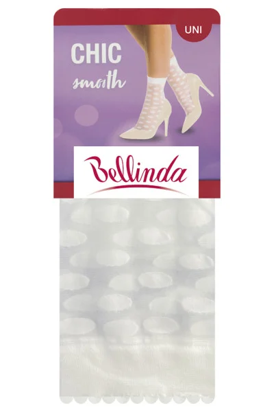 Dámské bílé ponožky CHIC SOCKS - BELLINDA