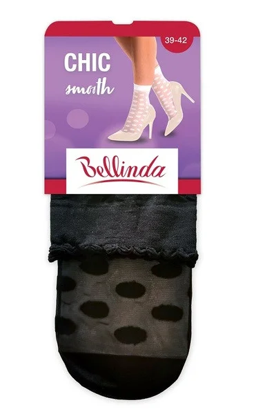 Dámské bílé ponožky CHIC SOCKS - BELLINDA