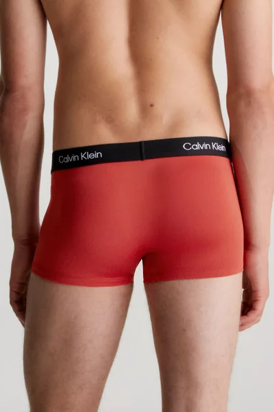 Recyklované boxerky Calvin Klein 3Pack HZY černo červené