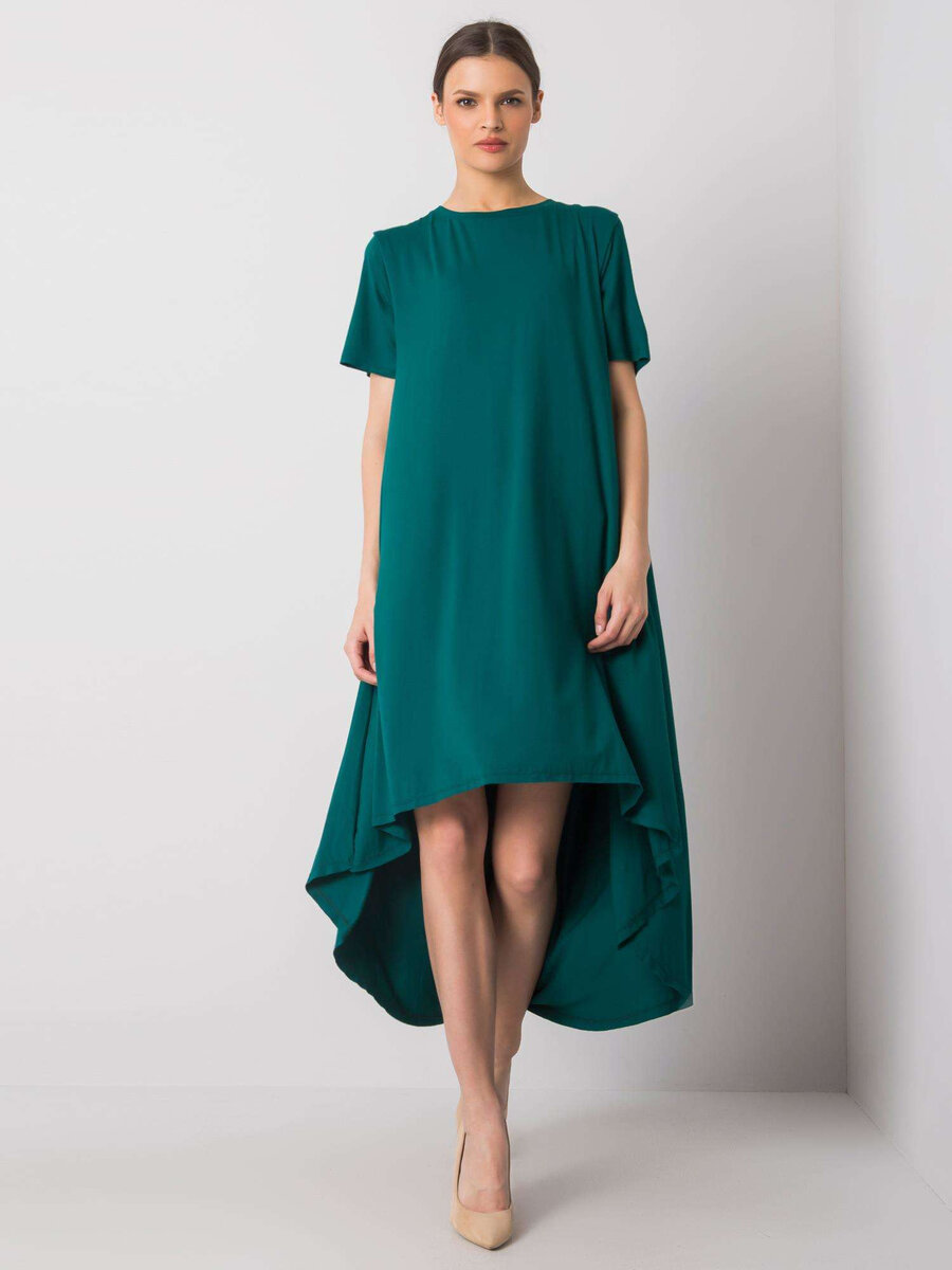 Dámské RUE PARIS Tmavě zelené volné šaty FPrice, L/XL i523_2016102912194