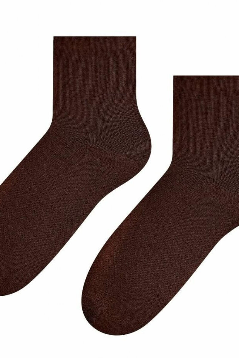 Dámské ponožky 7Q5 brown - Steven, Hnědá 38/40 i41_75331_2:hnědá_3:38/40_