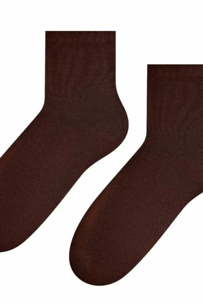 Dámské ponožky 7Q5 brown - Steven