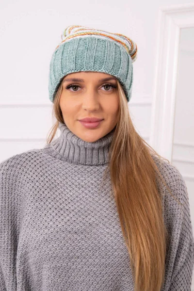 Dámská zimní čepice dark mint od K-Fashion