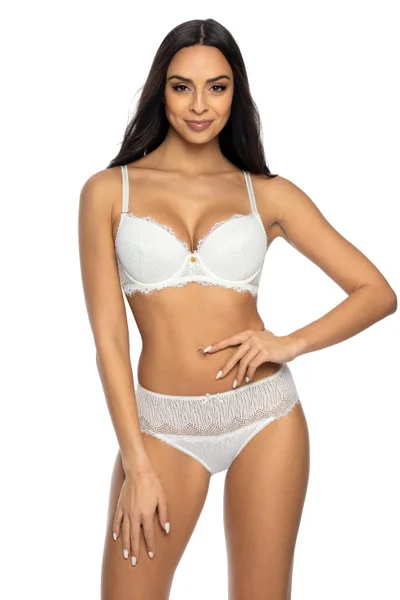 Elegantní Krajková Tanga Evie - Mlék Mat
