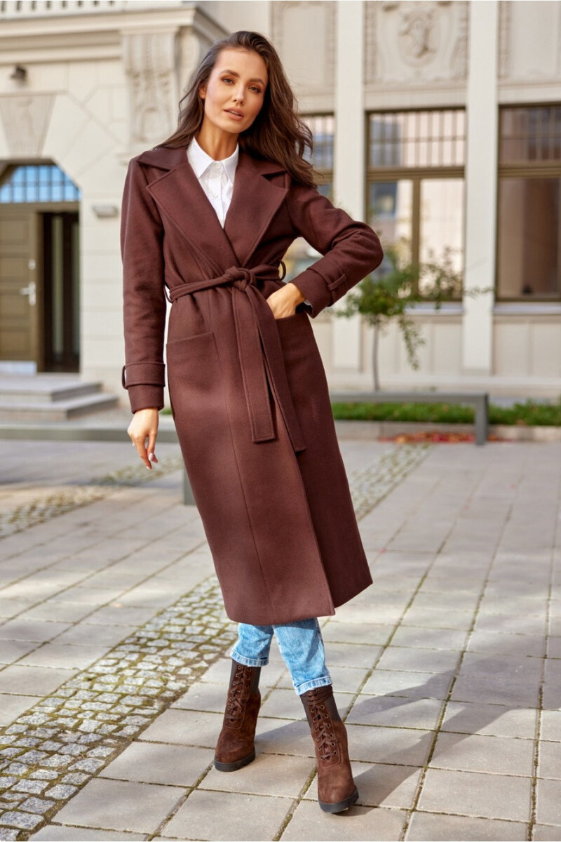 Vlněný dámský kabát Roco Elegance, 40 i240_185984_2:40