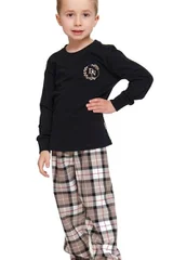 Pyžamo Dino Černé Pohodlné Stylové DN Nightwear