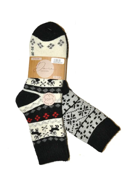 Zimní dámské teplé ponožky s vlnou WiK Winter Chic