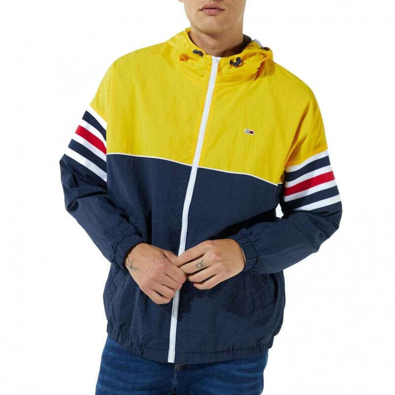 Mužská bunda Tommy Jeans Colorblock Zip Thru Jacket M, M i476_35305593