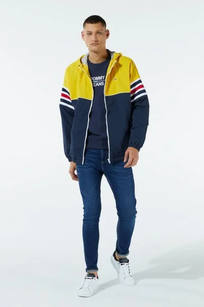 Mužská bunda Tommy Jeans Colorblock Zip Thru Jacket M