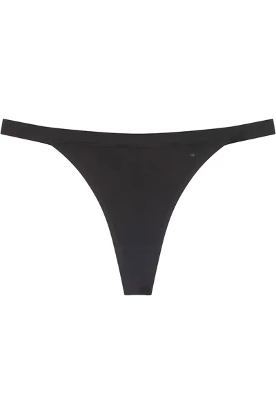 Dámské tanga Smart Natural Brazilian String - BLACK - černá 4025 - Triumph