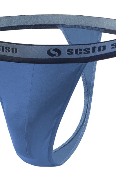 Sesto Senso Pánská tanga odvážný tiger Denim