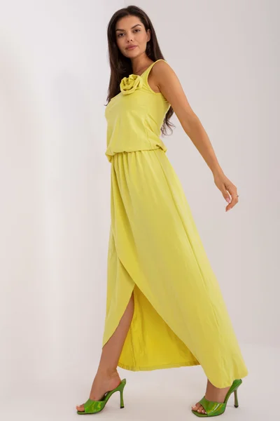 Slunečné žluté maxi šaty FPrice