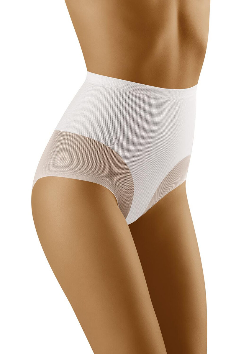 Bezešvé vysoké kalhotky Sentima od Wol-Bar v bílé barvě, XL i510_40796267071