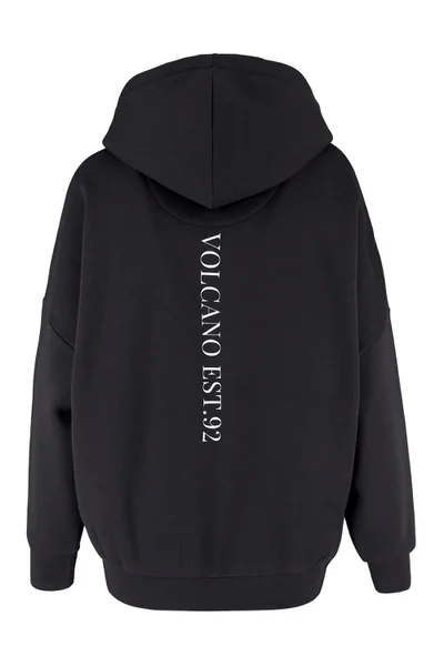 Dámská oversize mikina Volcano Hoodie Black