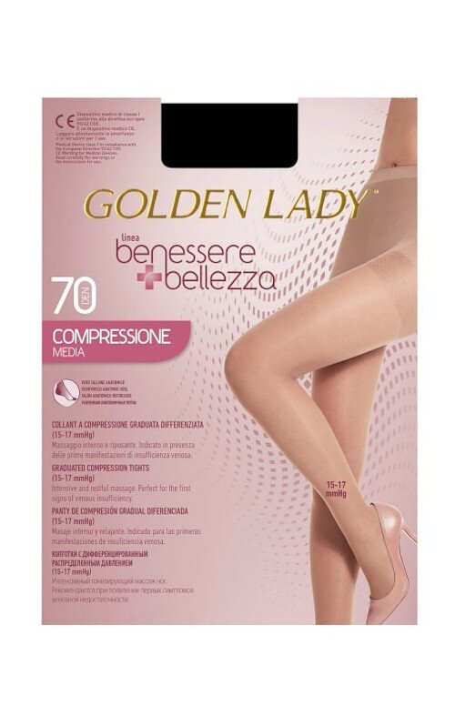 Dámské punčochové kalhoty Golden Lady Benessere & Bellezza 40H1 den, playa/odc.béžová 3-M i384_45310632
