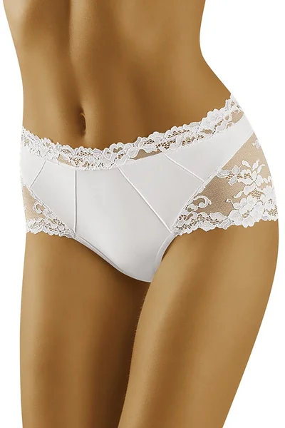 Klasické bílé kalhotky Luxa od Wol-Bar pro ženy