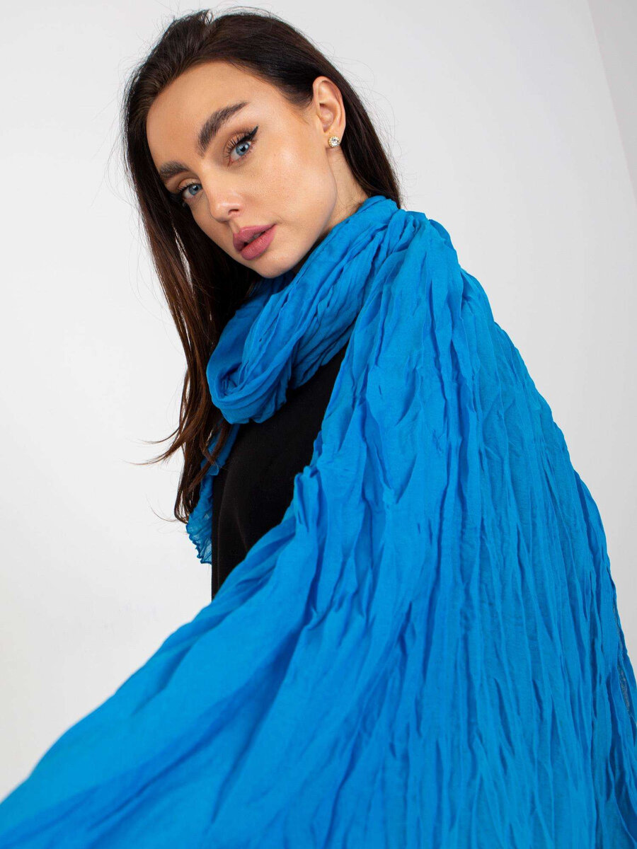Modrý viskózový dámský šátek FPrice, jedna velikost i523_2016103279920