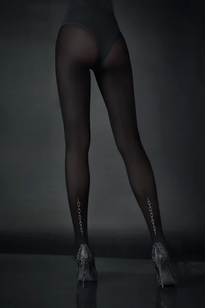 Lesklé dámské punčochové kalhoty Knittex Shine 40 den - Nero