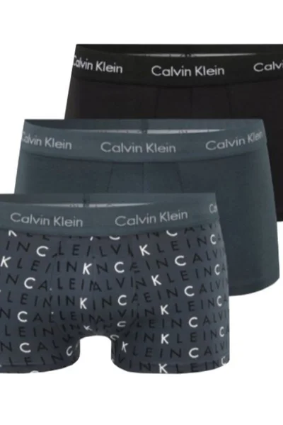 Mužské boxerky Calvin Klein 3Pack Low Rise Trunk