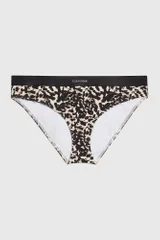 Leopardí plavkové kalhotky CK REFINED Calvin Klein