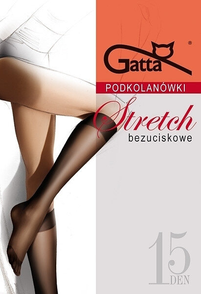 Černé stretchové dámské podkolenky - Gatta Duo, UNI i10_P68000_2:443_
