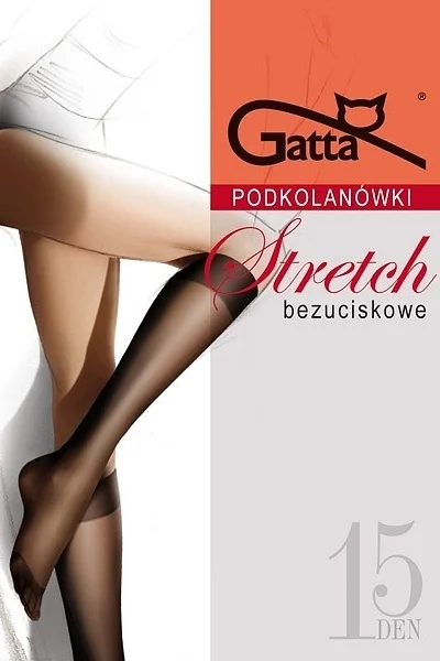 Černé stretchové dámské podkolenky - Gatta Duo