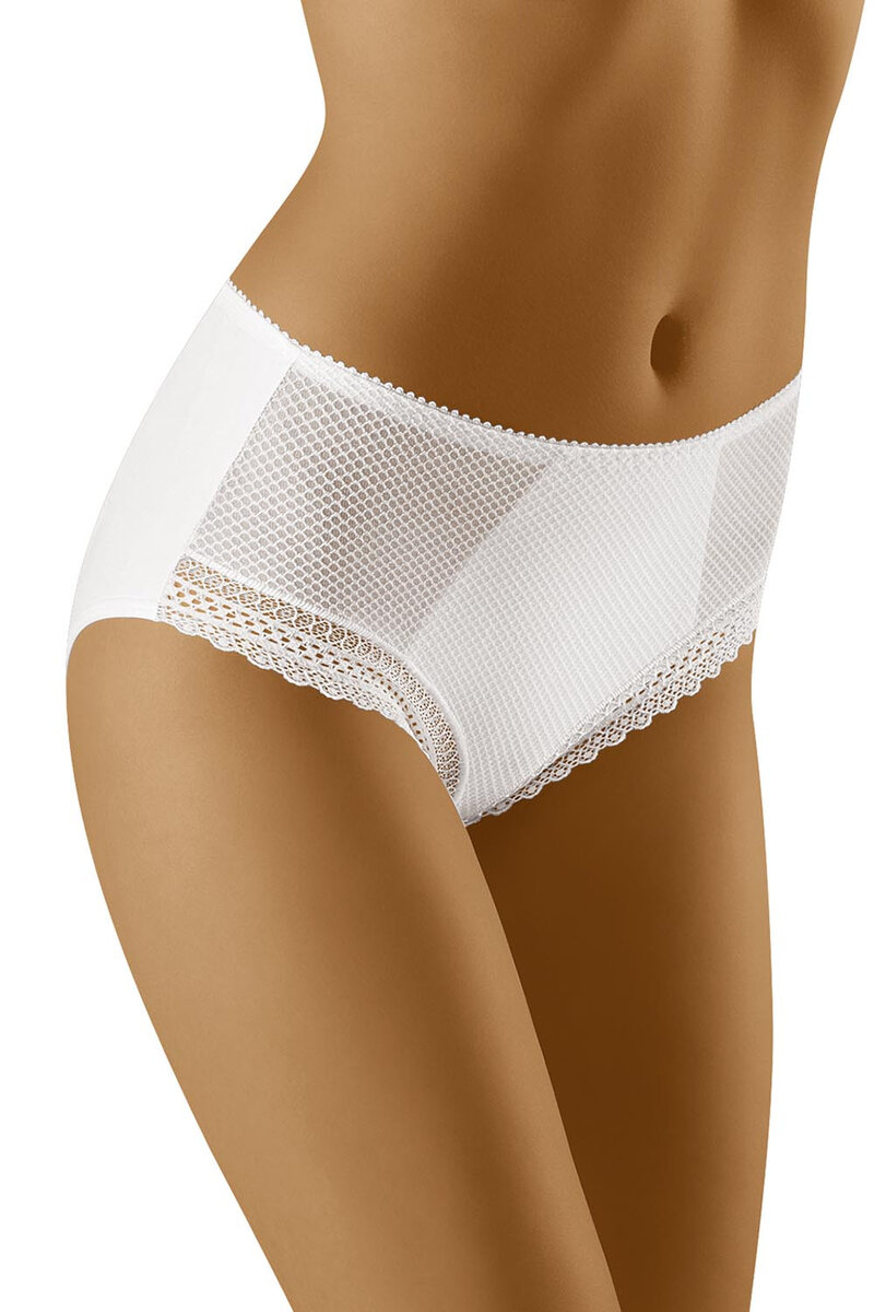 Klasické modelující kalhotky Roma od Wol-Bar v bílé barvě, XL i510_40822336564