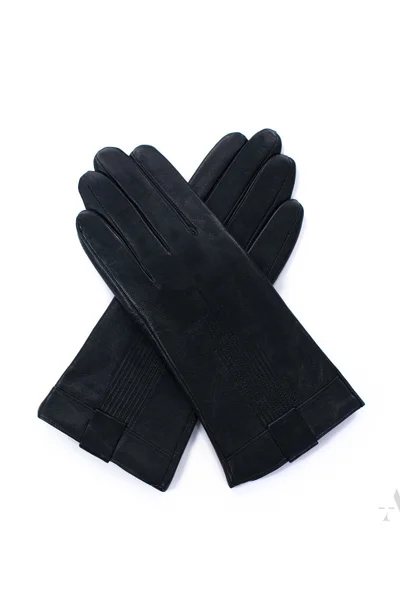 Černé elegantní dámské kůžené rukavice - Art Of Polo