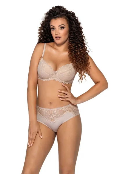 Královská Podprsenka Beige - Ava Push-up