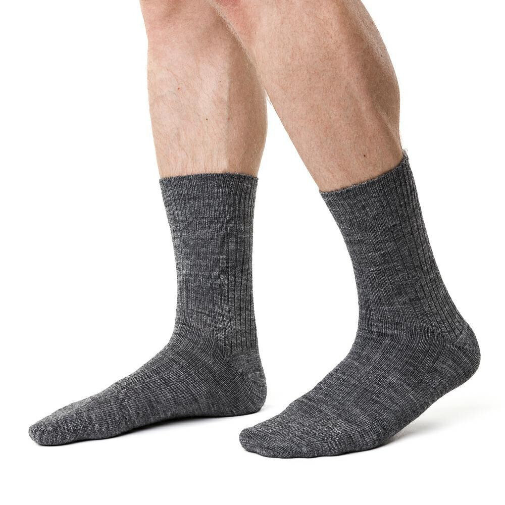 Pánské ponožky Steven 590N7 Alpaca, melanžová světle šedá 44-46 i384_88497898